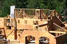 Dwellings under constructions.